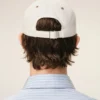Beige and White Bicolor Cotton Ami Paris Cap Beige and White Bicolor Cotton Ami Paris Cap