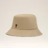 Beige Cotton Ami De Coeur Bucket Hat Beige Cotton Ami De Coeur Bucket Hat