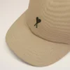 Beige Cotton Ami De Coeur Embroidery Cap Beige Cotton Ami De Coeur Embroidery Cap
