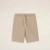 Beige Cotton Ami De Coeur Short Beige Cotton Ami De Coeur Short