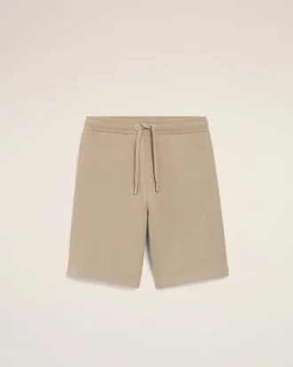 Beige Cotton Ami De Coeur Short
