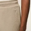 Beige Cotton Ami De Coeur Short Beige Cotton Ami De Coeur Short