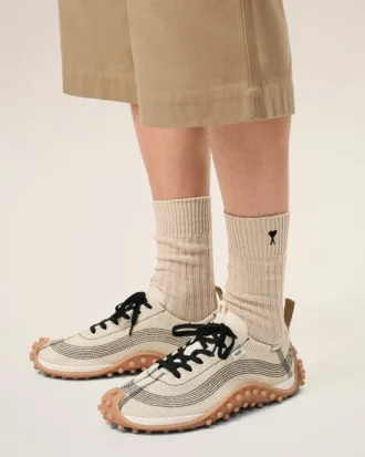 Beige Cotton Ami De Coeur Socks Beige Cotton Ami De Coeur Socks