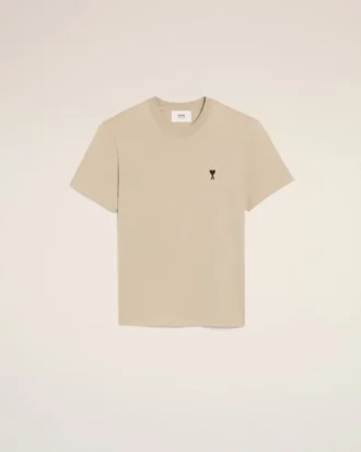 Beige Cotton Ami De Coeur T-Shirt