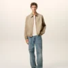 Beige Cotton Ami De CœUr Zipped Jacket Beige Cotton Ami De CœUr Zipped Jacket
