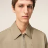 Beige Cotton Ami De CœUr Zipped Jacket Beige Cotton Ami De CœUr Zipped Jacket