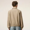 Beige Cotton Ami De CœUr Zipped Jacket Beige Cotton Ami De CœUr Zipped Jacket
