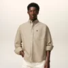 Beige Cotton Boxy Embroidered Ami De Coeur Shirt Beige Cotton Boxy Embroidered Ami De Coeur Shirt