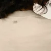 Beige Cotton Cropped Ami De Coeur T-Shirt Beige Cotton Cropped Ami De Coeur T-Shirt