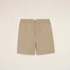 Beige Cotton Elasticated Waist Ami De Coeur Shorts Beige Cotton Elasticated Waist Ami De Coeur Shorts