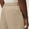 Beige Cotton Elasticated Waist Ami De Coeur Shorts Beige Cotton Elasticated Waist Ami De Coeur Shorts