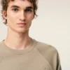 Beige Cotton Embossed Ami De Coeur Sweatshirt Beige Cotton Embossed Ami De Coeur Sweatshirt