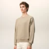 Beige Cotton Embossed Ami De Coeur Sweatshirt Beige Cotton Embossed Ami De Coeur Sweatshirt