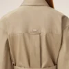 Beige Cotton Fitted Shirt Dress Beige Cotton Fitted Shirt Dress