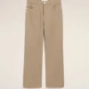 Beige Cotton Large Fit Jeans Beige Cotton Large Fit Jeans