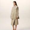 Beige Cotton Worker Jacket Beige Cotton Worker Jacket