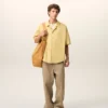 Beige Cotton Worker Trousers Beige Cotton Worker Trousers