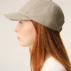 Beige Nylon Ami De Coeur Stud Cap Beige Nylon Ami De Coeur Stud Cap