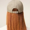 Beige Nylon Ami De Coeur Stud Cap Beige Nylon Ami De Coeur Stud Cap