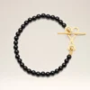 Black Brass Summer Pearls Gold Ami De CœUr Bracelet Black Brass Summer Pearls Gold Ami De CœUr Bracelet