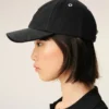 Black Cotton Ami De Coeur Felt Patch Cap Black Cotton Ami De Coeur Felt Patch Cap