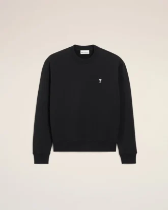 Black Cotton Ami De Coeur Sweatshirt