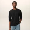 Black Cotton Red Ami De Coeur Longlseeves Tshirt Black Cotton Red Ami De Coeur Longlseeves Tshirt