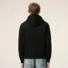 Black Cotton Red Ami De Coeur Zipped Hoodie Black Cotton Red Ami De Coeur Zipped Hoodie