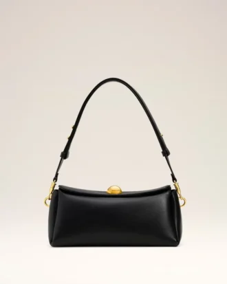 Black Cow Leather Carrousel Bag