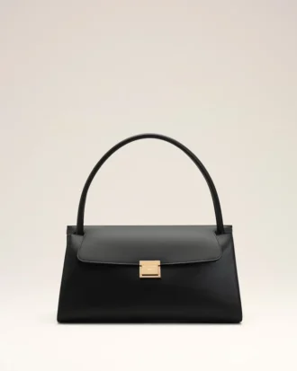 Black Cow Leather Mimi Bag