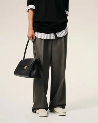 Black Cow Leather Mimi Bag