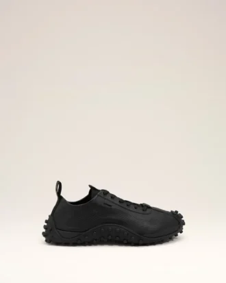 Black Cow Leather Mirage Sneakers
