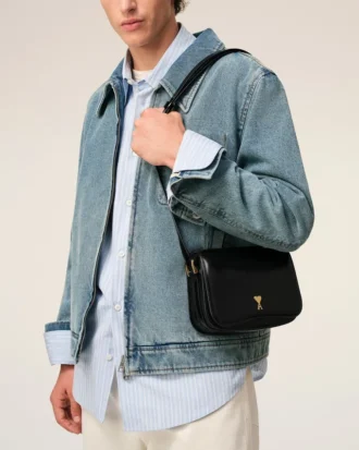 Black Cow Leather Paris Paris Bag