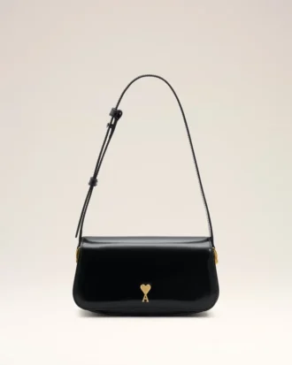 Black Cow Leather Shoulder Paris Paris Bag Black Cow Leather Shoulder Paris Paris Bag