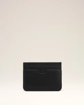 Black Cowhide Leather Ami De Coeur Card Holder Black Cowhide Leather Ami De Coeur Card Holder