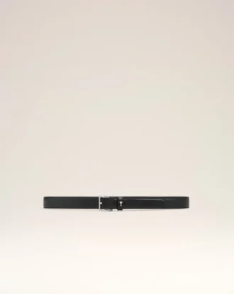 Black Cowhide Leather Paris Paris Belt Black Cowhide Leather Paris Paris Belt