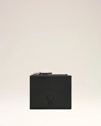 Black Cowhide Leather Voulez-Vous Folded Wallet Black Cowhide Leather Voulez-Vous Folded Wallet