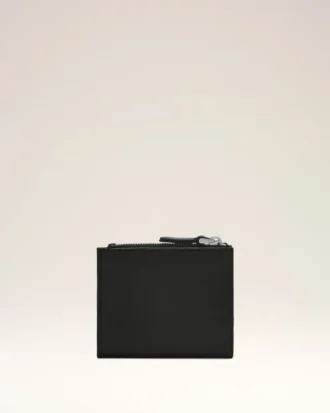 Black Cowhide Leather Voulez-Vous Folded Wallet Black Cowhide Leather Voulez-Vous Folded Wallet