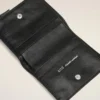 Black Cowhide Leather Voulez-Vous Folded Wallet Black Cowhide Leather Voulez-Vous Folded Wallet