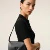 Black Cowhide Leather Voulez-Vous Wallet on Strap Black Cowhide Leather Voulez-Vous Wallet on Strap