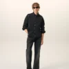 Black Denim Cotton Ami De Coeur Shirt Black Denim Cotton Ami De Coeur Shirt