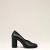 Black Leather Anatomical-Toe Piano Pumps Black Leather Anatomical-Toe Piano Pumps