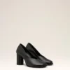 Black Leather Anatomical-Toe Piano Pumps Black Leather Anatomical-Toe Piano Pumps