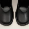 Black Leather Anatomical-Toe Piano Pumps Black Leather Anatomical-Toe Piano Pumps