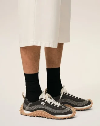 Black Mesh Mirage Sneakers Black Mesh Mirage Sneakers