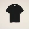 Black Organic Cotton Ami De Coeur T-Shirt Black Organic Cotton Ami De Coeur T-Shirt