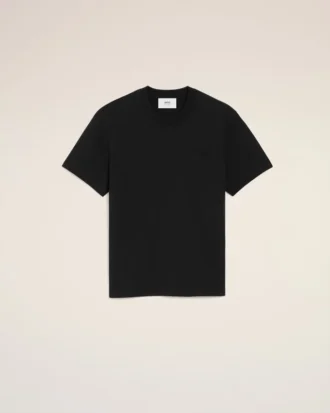 Black Organic Cotton Ami De Coeur T-Shirt