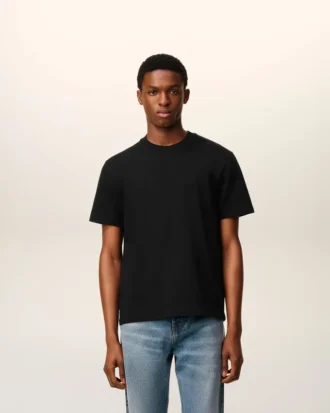 Black Organic Cotton Ami De Coeur T-Shirt
