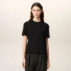 Black Organic Cotton Ami De Coeur T-Shirt Black Organic Cotton Ami De Coeur T-Shirt