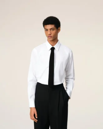 Black Silk Grenadine Tie